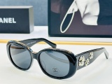 Chanel Fashion 3D Camellia Square Frame Sunglasses Versatile Glasses Size: 56-16-130