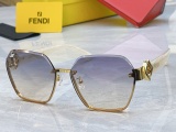 Fendi Fashion Square Frameless Sunglasses Versatile Glasses Size: 62-16-140