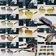 Chrome Hearts Fashion Retro Sunglasses Versatile Glasses Size: 59-19-145