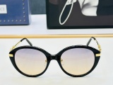 Gucci Fashion Retro Oval Sunglasses Versatile Glasses Size: 56-20-145