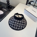 Chanel New Fashion Versatile Small Fresh Empty Top Sunshade Hat