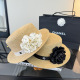 Chanel Women's Fashion Top Hat Versatile Sunshade Hat 57 CM