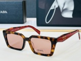 Prada Fashion Retro Square Frame Sunglasses Versatile Glasses Size: 55-18-140