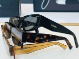 Prada Fashion Retro Square Frame Sunglasses Versatile Glasses Size: 52-19-145