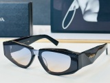 Prada Fashion Retro Square Frame Sunglasses Versatile Glasses Size: 52-19-145