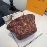Louis Vuitton Fashion Full Logo Fisherman's Hat Couple Versatile Sunshade Hat