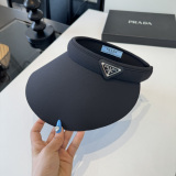 Prada New Classic Logo Empty Top Sunshade Hat Sunshade Headband