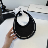 Chanel New Fashion Versatile Empty Top Sunshade Hat