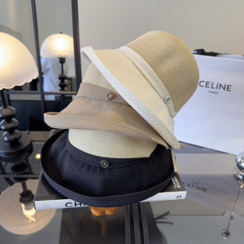 Chanel New Fashion Straw Hat Lantern Hat Versatile Sunshade Hat
