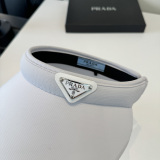 Prada New Classic Logo Empty Top Sunshade Hat Sunshade Headband