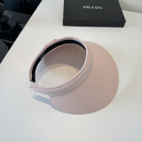 Prada New Classic Logo Empty Top Sunshade Hat Sunshade Headband
