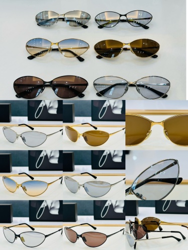 Balenciaga Fashion Cat Eye Sunglasses Versatile Glasses Size: 63-14-135