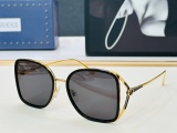 Gucci Fashion Retro Large Frame Sunglasses Versatile Glasses Size: 56-19-140