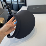 Prada New Classic Logo Empty Top Sunshade Hat Sunshade Headband