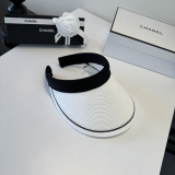 Chanel New Fashion Versatile Empty Top Sunshade Hat