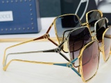 Gucci Fashion Retro Metal Frame Sunglasses Versatile Glasses Size: 58-18-140