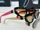 Chanel Fashion Retro Cat Eye Sunglasses Versatile Glasses Size: 55-19-143