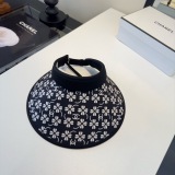 Chanel New Fashion Versatile Small Fresh Empty Top Sunshade Hat