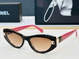 Chanel Fashion Retro Cat Eye Sunglasses Versatile Glasses Size: 55-19-143