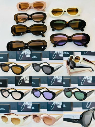 Chanel Fashion Retro Sunglasses Versatile Glasses Size: 55-18-145