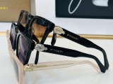 Bvlgari Fashion Retro Square Frame Sunglasses Versatile Glasses Size: 52-20-145