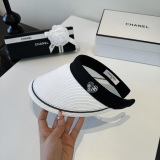 Chanel New Fashion Versatile Empty Top Sunshade Hat