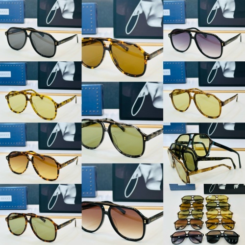 Gucci Fashion Retro Flying Sunglasses Versatile Glasses Size: 58-14-145