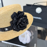 Chanel Women's Fashion Top Hat Versatile Sunshade Hat 57 CM