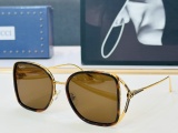 Gucci Fashion Retro Large Frame Sunglasses Versatile Glasses Size: 56-19-140