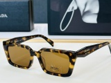 Prada Fashion Retro Square Frame Sunglasses Versatile Glasses Size: 55-18-140