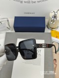 Louis Vuitton Fashion Retro Large Frame Sunglasses Versatile Glasses Size: 63-13-145