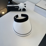 Chanel New Fashion Versatile Empty Top Sunshade Hat