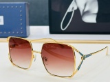 Gucci Fashion Retro Metal Frame Sunglasses Versatile Glasses Size: 58-18-140
