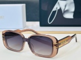 Dior Fashion Retro Square Frame Sunglasses Versatile Glasses Size: 54-18-145