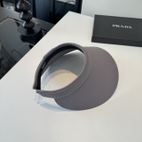 Prada New Classic Logo Empty Top Sunshade Hat Sunshade Headband