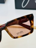 Prada Fashion Retro Square Frame Sunglasses Versatile Glasses Size: 55-18-140