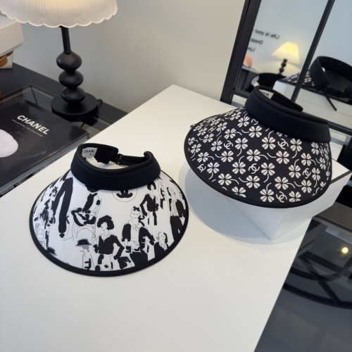 Chanel New Fashion Versatile Small Fresh Empty Top Sunshade Hat