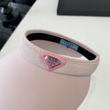 Prada New Classic Logo Empty Top Sunshade Hat Sunshade Headband