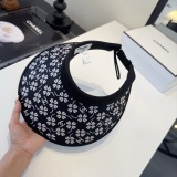 Chanel New Fashion Versatile Small Fresh Empty Top Sunshade Hat