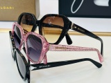 Bvlgari Fashion Retro Square Frame Sunglasses Versatile Glasses Size: 53-18-145