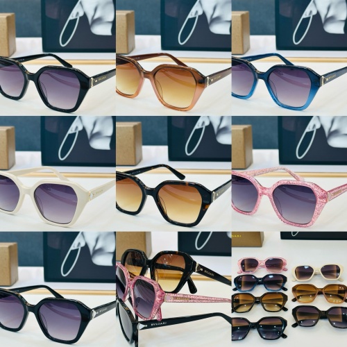 Bvlgari Fashion Retro Square Frame Sunglasses Versatile Glasses Size: 53-18-145