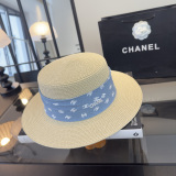 Chanel Fashion Logo Top Hat Versatile Sunshade Hat 57 CM