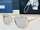 Gucci Fashion Retro Large Frame Sunglasses Versatile Glasses Size: 56-19-140