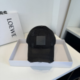Loewe Classic Logo Distressed Baseball Hat Couple Casual Duck Tongue Hat