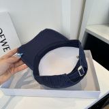 Loewe Classic Logo Distressed Baseball Hat Couple Casual Duck Tongue Hat