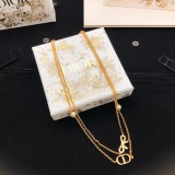 Dior Fashion Versatile Double layered Bow Necklace