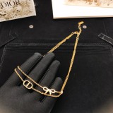 Dior Fashion Versatile Double layered Bow Necklace