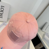 Loewe Classic Logo Distressed Baseball Hat Couple Casual Duck Tongue Hat