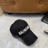 Balenciaga Fashion Retro Distressed Baseball Hat Couple Casual Washed Duck Tongue Hat