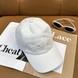 Loewe Classic Embroidered Logo Baseball Hat Couple Casual Duck Tongue Hat